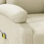 Sillón de masaje de cuero sintético crema de , Sillones de masaje eléctricos - Ref: Foro24-344182, Precio: 233,83 €, Descuent...