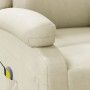 Sillón de masaje de cuero sintético crema de , Sillones de masaje eléctricos - Ref: Foro24-344182, Precio: 238,72 €, Descuent...