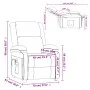 Sillón de masaje de cuero sintético crema de , Sillones de masaje eléctricos - Ref: Foro24-344182, Precio: 233,83 €, Descuent...