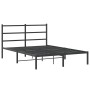 Bettgestell mit schwarzem Metallkopfteil 135x190 cm von , Betten und Lattenroste - Ref: Foro24-355364, Preis: 85,72 €, Rabatt: %
