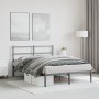 Bettgestell mit schwarzem Metallkopfteil 135x190 cm von , Betten und Lattenroste - Ref: Foro24-355364, Preis: 85,72 €, Rabatt: %