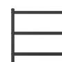 Bed frame with black metal headboard 140x200 cm by , Beds and slatted bases - Ref: Foro24-355366, Price: 99,50 €, Discount: %
