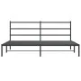 Bettgestell mit schwarzem Metallkopfteil 183x213 cm von , Betten und Lattenroste - Ref: Foro24-355370, Preis: 95,53 €, Rabatt: %