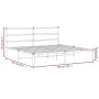 Bettgestell mit schwarzem Metallkopfteil 183x213 cm von , Betten und Lattenroste - Ref: Foro24-355370, Preis: 95,53 €, Rabatt: %