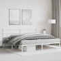 Bettgestell aus Metall mit weißem Kopfteil 193x203 cm von , Betten und Lattenroste - Ref: Foro24-355420, Preis: 99,51 €, Raba...