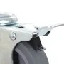Ruedas giratorias agujero pasador y frenos dobles 4 uds 75 mm by vidaXL, Material handling - Ref: Foro24-143425, Price: 22,08...