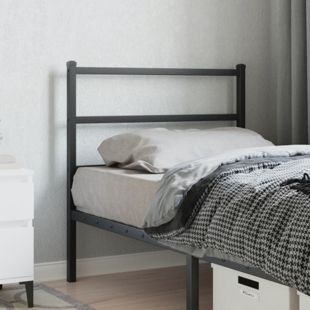 Kopfteil aus schwarzem Metall, 90 cm von , Kopf- und Fußteile - Ref: Foro24-355393, Preis: 21,44 €, Rabatt: %