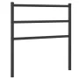 Cabecero de metal negro 90 cm de , Cabeceros y pies de cama - Ref: Foro24-355393, Precio: 21,13 €, Descuento: %
