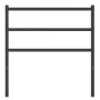 Cabecero de metal negro 90 cm de , Cabeceros y pies de cama - Ref: Foro24-355393, Precio: 21,13 €, Descuento: %