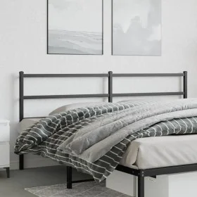 Kopfteil aus schwarzem Metall, 180 cm von , Kopf- und Fußteile - Ref: Foro24-355401, Preis: 28,77 €, Rabatt: %