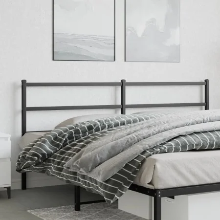 Kopfteil aus schwarzem Metall, 180 cm von , Kopf- und Fußteile - Ref: Foro24-355401, Preis: 28,77 €, Rabatt: %