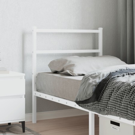 Kopfteil aus weißem Metall, 80 cm von , Kopf- und Fußteile - Ref: Foro24-355441, Preis: 21,84 €, Rabatt: %