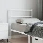 Cabecero de metal blanco 80 cm de , Cabeceros y pies de cama - Ref: Foro24-355441, Precio: 21,53 €, Descuento: %