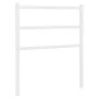 Cabecero de metal blanco 80 cm de , Cabeceros y pies de cama - Ref: Foro24-355441, Precio: 21,53 €, Descuento: %