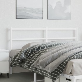 White metal headboard 150 cm by , Headboards and footboards - Ref: Foro24-355448, Price: 27,90 €, Discount: %