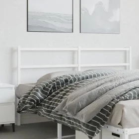 White metal headboard 150 cm by , Headboards and footboards - Ref: Foro24-355448, Price: 27,53 €, Discount: %