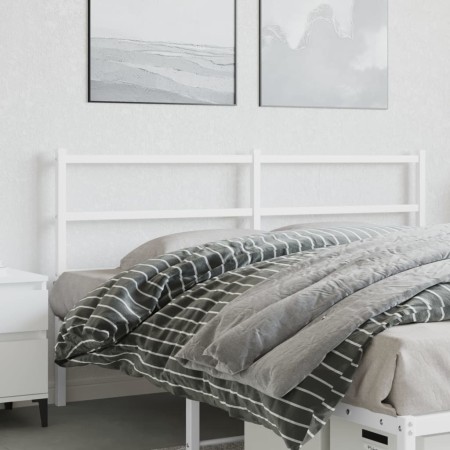 Kopfteil aus weißem Metall, 150 cm von , Kopf- und Fußteile - Ref: Foro24-355448, Preis: 27,90 €, Rabatt: %