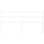 Cabecero de metal blanco 150 cm de , Cabeceros y pies de cama - Ref: Foro24-355448, Precio: 27,53 €, Descuento: %