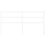 White metal headboard 150 cm by , Headboards and footboards - Ref: Foro24-355448, Price: 27,90 €, Discount: %