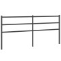 Kopfteil aus schwarzem Metall, 200 cm von , Kopf- und Fußteile - Ref: Foro24-355403, Preis: 32,26 €, Rabatt: %