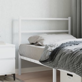 Kopfteil aus weißem Metall, 100 cm von , Kopf- und Fußteile - Ref: Foro24-355443, Preis: 21,26 €, Rabatt: %