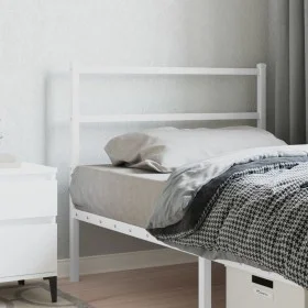 White metal headboard 100 cm by , Headboards and footboards - Ref: Foro24-355443, Price: 21,01 €, Discount: %