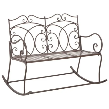 Aged brown metal garden bench 104 cm by vidaXL, garden benches - Ref: Foro24-45437, Price: 151,01 €, Discount: %