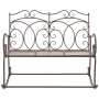 Gartenbank aus gealtertem braunem Metall, 104 cm von vidaXL, Gartenbänke - Ref: Foro24-45437, Preis: 154,12 €, Rabatt: %