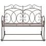 Gartenbank aus gealtertem braunem Metall, 104 cm von vidaXL, Gartenbänke - Ref: Foro24-45437, Preis: 151,01 €, Rabatt: %