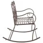 Aged brown metal garden bench 104 cm by vidaXL, garden benches - Ref: Foro24-45437, Price: 151,01 €, Discount: %