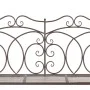 Aged brown metal garden bench 104 cm by vidaXL, garden benches - Ref: Foro24-45437, Price: 151,01 €, Discount: %