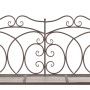 Gartenbank aus gealtertem braunem Metall, 104 cm von vidaXL, Gartenbänke - Ref: Foro24-45437, Preis: 154,12 €, Rabatt: %