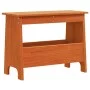 Banco de recibidor madera maciza pino marrón cera 60x28x45 cm by , Benches for halls and storage - Ref: Foro24-837387, Price:...