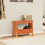 Banco de recibidor madera maciza pino marrón cera 60x28x45 cm by , Benches for halls and storage - Ref: Foro24-837387, Price:...