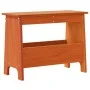 Banco de recibidor madera maciza pino marrón cera 60x28x45 cm by , Benches for halls and storage - Ref: Foro24-837387, Price:...