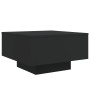 Mesa de centro con luces LED negro 55x55x31 cm de , Mesas de centro - Ref: Foro24-836575, Precio: 57,56 €, Descuento: %