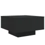 Mesa de centro con luces LED negro 55x55x31 cm by , Coffee table - Ref: Foro24-836575, Price: 55,95 €, Discount: %