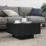 Mesa de centro con luces LED negro 55x55x31 cm by , Coffee table - Ref: Foro24-836575, Price: 55,95 €, Discount: %