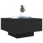 Mesa de centro con luces LED negro 55x55x31 cm de , Mesas de centro - Ref: Foro24-836575, Precio: 57,56 €, Descuento: %