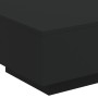 Mesa de centro con luces LED negro 55x55x31 cm de , Mesas de centro - Ref: Foro24-836575, Precio: 57,56 €, Descuento: %