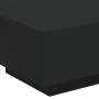 Mesa de centro con luces LED negro 55x55x31 cm by , Coffee table - Ref: Foro24-836575, Price: 55,95 €, Discount: %