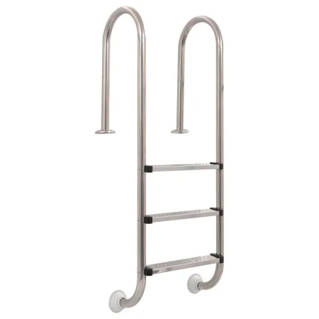3-stufige Poolleiter Edelstahl 304 120 cm von vidaXL, Pooltreppen und Rampen - Ref: Foro24-91759, Preis: 186,16 €, Rabatt: %