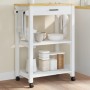 Carrito de cocina MONZA madera maciza de pino 60x40x90 cm de , Carros de cocina y comedor - Ref: Foro24-376096, Precio: 110,1...