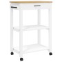 Carrito de cocina MONZA madera maciza de pino 60x40x90 cm de , Carros de cocina y comedor - Ref: Foro24-376096, Precio: 110,1...