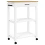Carrito de cocina MONZA madera maciza de pino 60x40x90 cm de , Carros de cocina y comedor - Ref: Foro24-376096, Precio: 101,7...