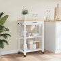 Carrito de cocina MONZA madera maciza de pino 60x40x90 cm de , Carros de cocina y comedor - Ref: Foro24-376096, Precio: 110,1...