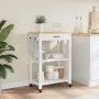 Küchenwagen MONZA aus massivem Kiefernholz 60x40x90 cm von , Küchen- und Speisewagen - Ref: Foro24-376096, Preis: 101,83 €, R...