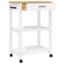 Carrito de cocina MONZA madera maciza de pino 60x40x90 cm de , Carros de cocina y comedor - Ref: Foro24-376096, Precio: 110,1...