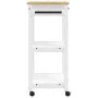 Küchenwagen MONZA aus massivem Kiefernholz 60x40x90 cm von , Küchen- und Speisewagen - Ref: Foro24-376096, Preis: 101,83 €, R...