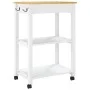 Carrito de cocina MONZA madera maciza de pino 60x40x90 cm de , Carros de cocina y comedor - Ref: Foro24-376096, Precio: 101,7...